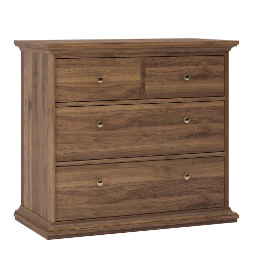 *Paris Chest of 4 Drawers in Walnut