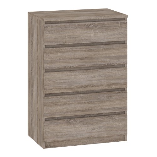 *Naia Chest of 5 Drawers in Truffle Oak