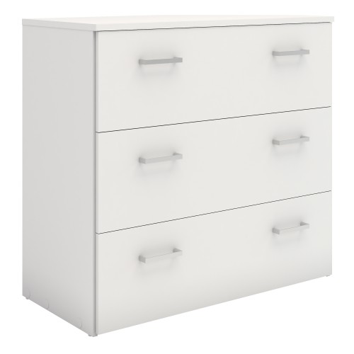 Space Chest of 3 Drawers in White