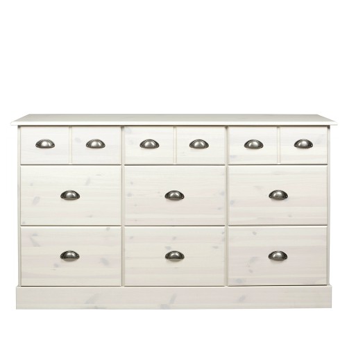 Terra 6+3 drawer Pine/white