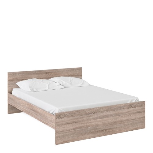 *Naia Euro King Bed (160 x 200) in Truffle Oak