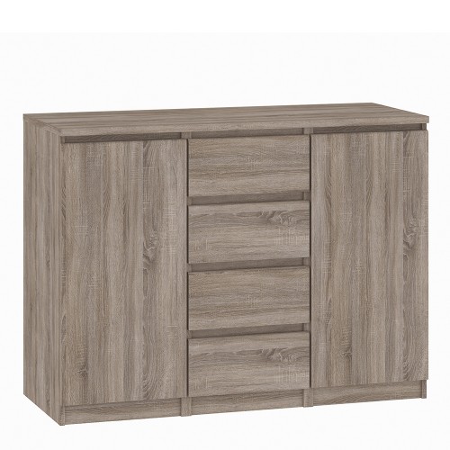 *Naia Sideboard - 4 Drawers 2 Doors in Truffle Oak