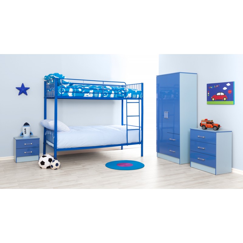 Montreal Blue Single Bunk Bed