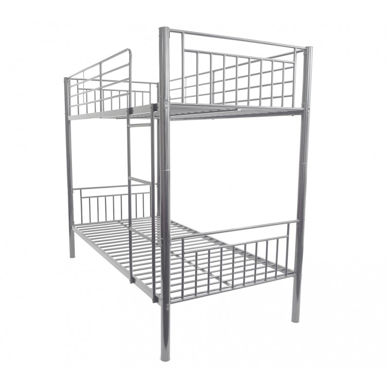 Montreal Silver Single Bunk Bed