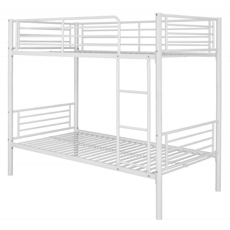 Montreal White Single Bunk Bed