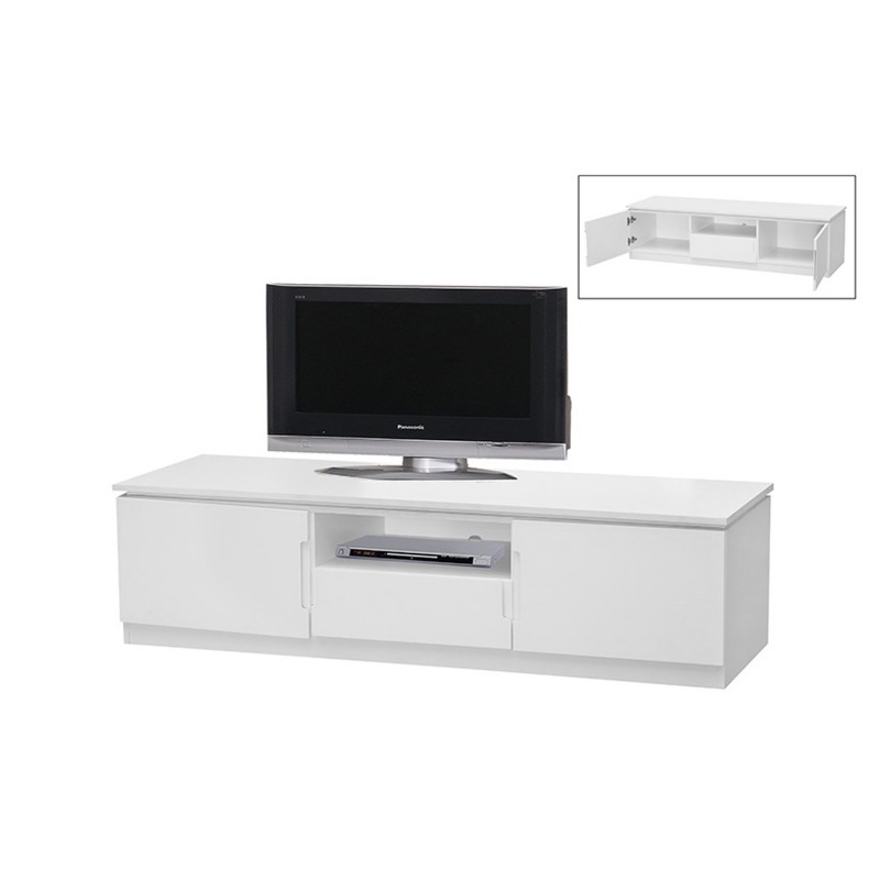 Orb White Widescreen TV Cabinet