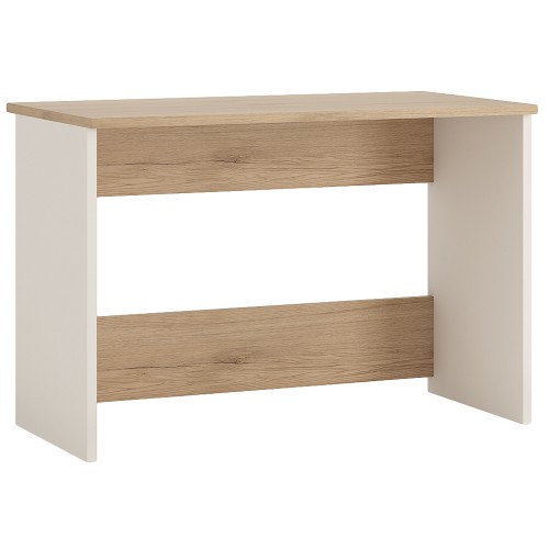 4KIDS Desk in light oak and white high gloss