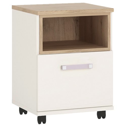 4KIDS 1 door desk mobile with lilac handles